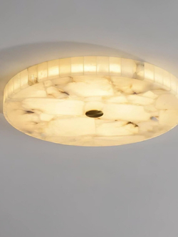 Люстра потолочная из камня