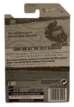 Hot Wheels Treasure Hunt Ducati 1098 (2012)
