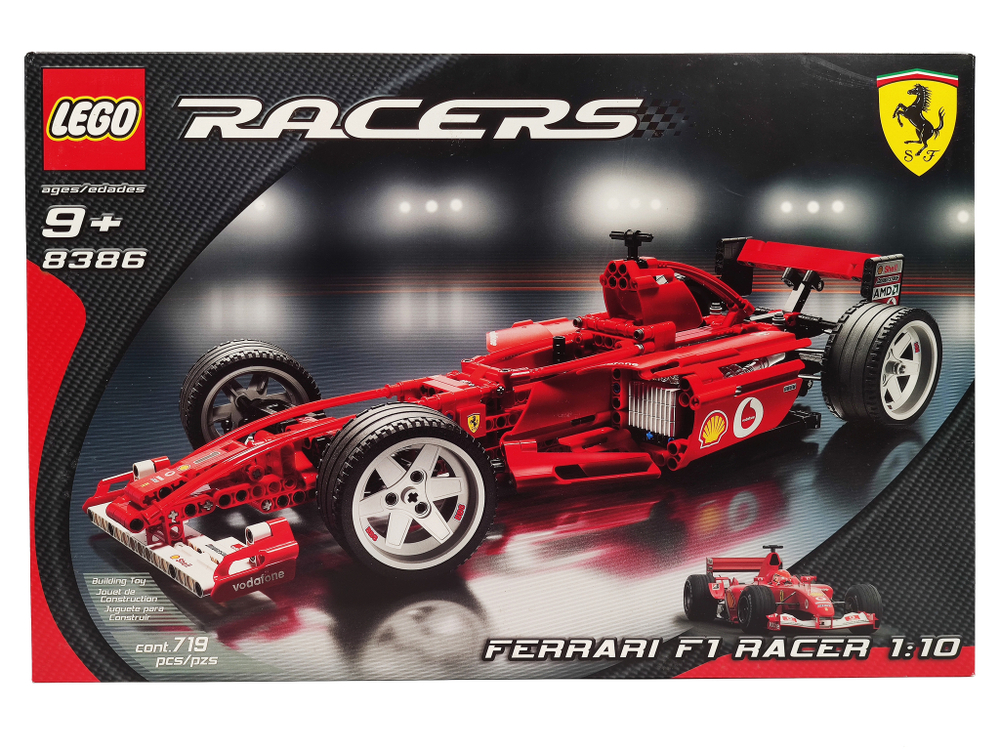 Конструктор LEGO 8386 Феррари F430 Гонщик Феррари Ф1 1:10