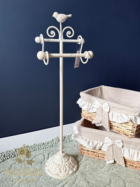 Держатель для туалетной бумаги "Птичка" 22x10x69см