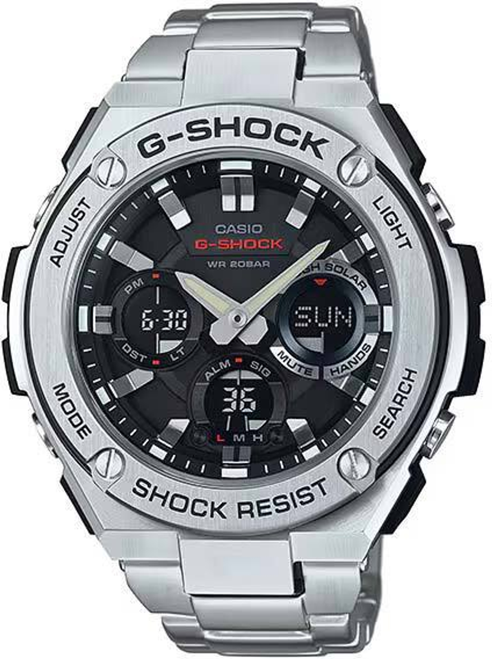 Японские наручные часы Casio G-SHOCK GST-S110D-1A с хронографом