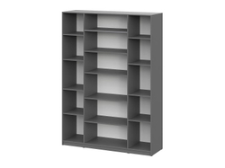 ШК 5 шкаф 1600 + полки 2 комплекта / Графит