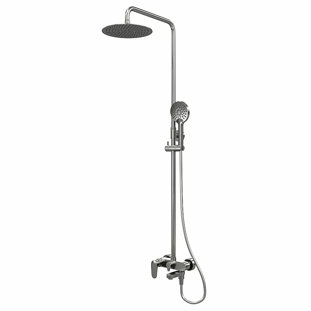 Душевая система WasserKRAFT A14201.14 никель
