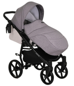 Детская коляска Tutis Novo Reflective 3 в 1 1142043 Кожа Pearl Metalic/Grey Reflective Print