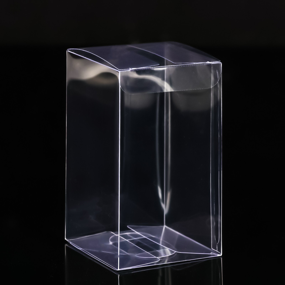 Складная прозрачная коробка из PVC, для упаковки подарков, 12×7×7 см