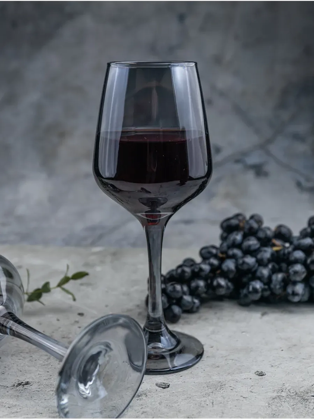 Набор бокалов для вина, 450 мл, 6 шт. серые