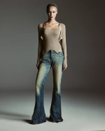 Джинсы клеш