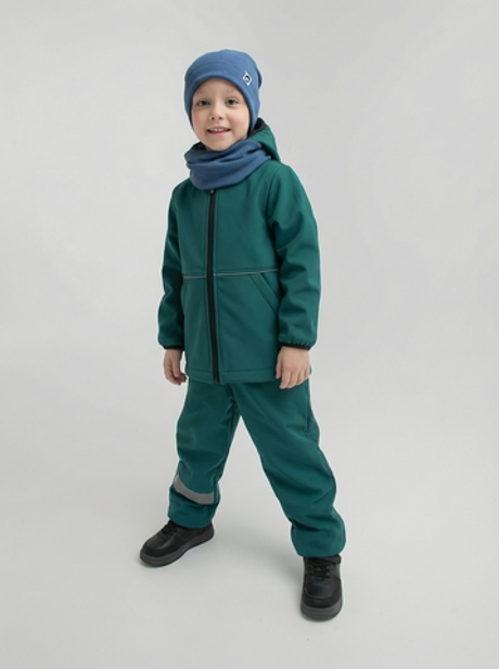 Костюм из софтшелла "Изумрудный"