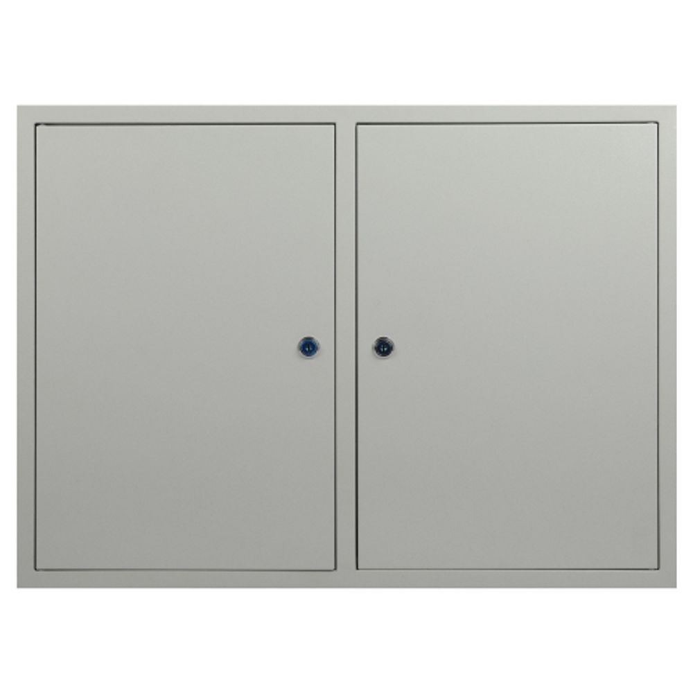 Корпус металлический навесной ЭРА ЩРН-90 2-х дверный (500х680х120) IP31 УХЛЗ серый