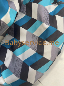 Капюшон Babyhit Rainbow голбуой клетка