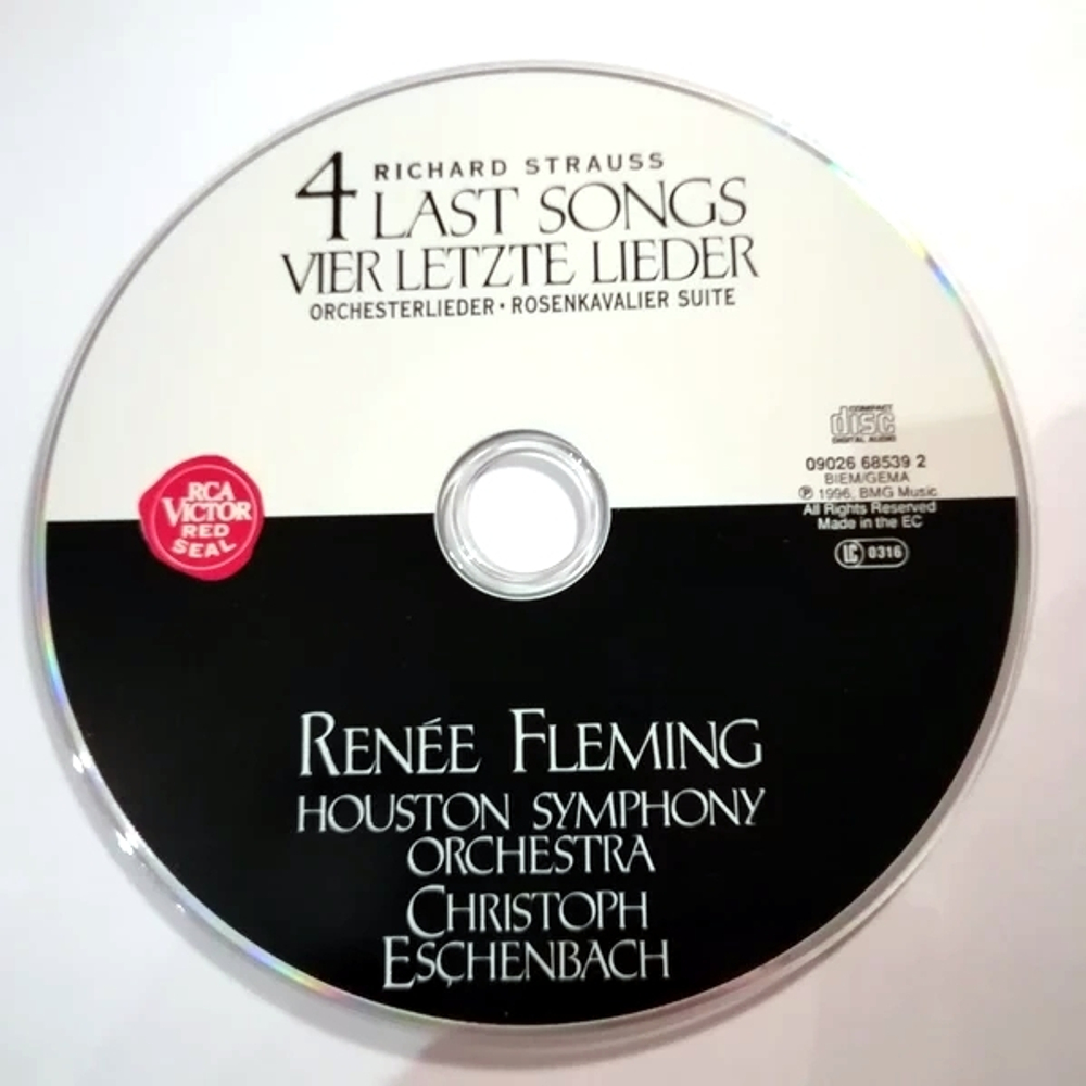 Renee Fleming, Houston Symphony Orchestra, Christoph Eschenbach / Richard Strauss: 4 Last Songs, Orchesterlieder, Der Rosenkavalier Suite (CD)