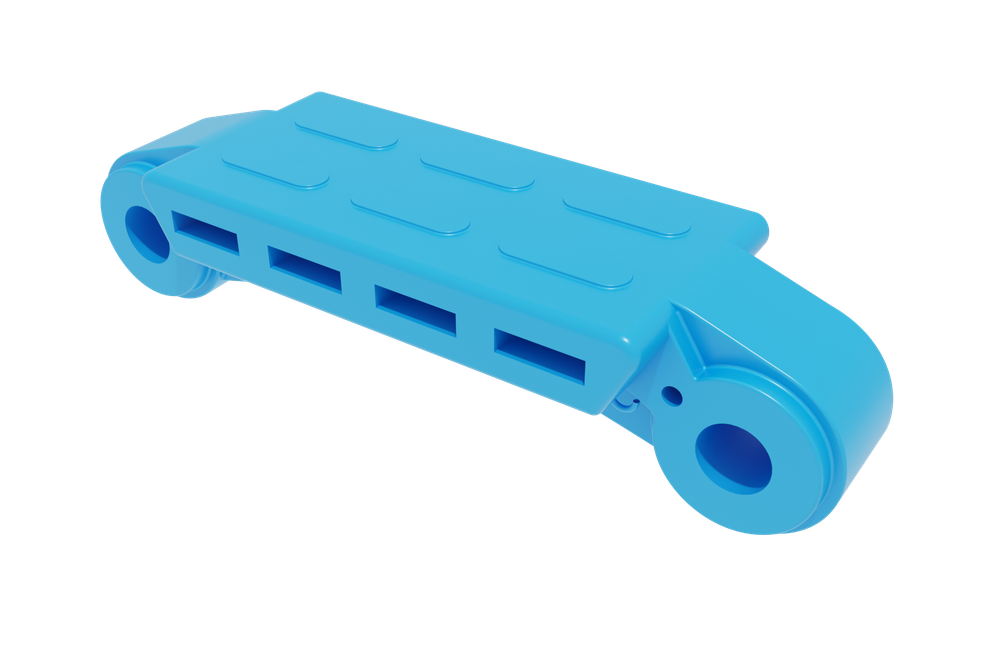 элемент сетки голубой