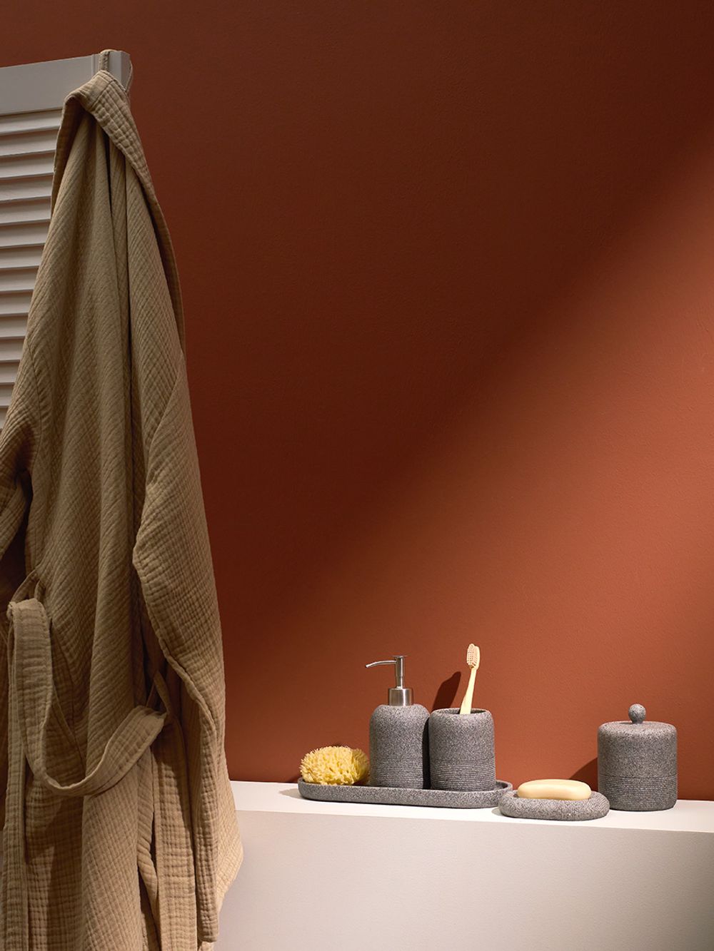 Диспенсер для жидкого мыла Loup, 250 мл, графитовый