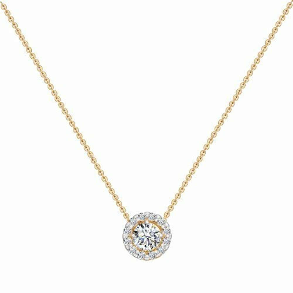 Колье из золота со Swarovski Zirconia