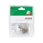 Ручка поворотная с фиксацией ключом BK6.FIX.JR CP-8 хром