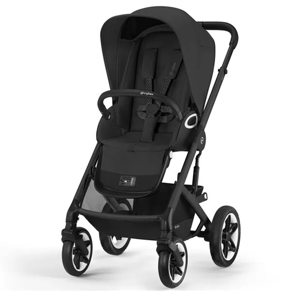 Прогулочная коляска Cybex Talos S Lux BLK Moon Black с дождевиком