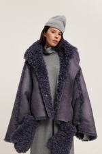 Бомбер двусторонний из экомеха