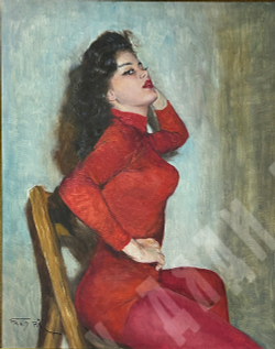 Пал Фрид (Pal Fried; 1893–1976). На репетиции. Масло. Голливуд, 1950-60-е гг.