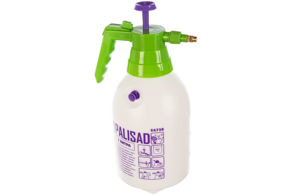Опрыскиватель ручной PALISAD 64738 (2 л, насос и клапан сброса давления)