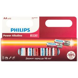 Батарейки Philips LR6P12W/51 АА алкалиновые 1,5v 12 шт. LR6-12BL Power