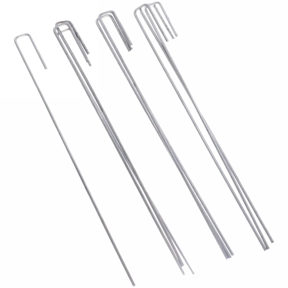 Скоба Г-образная для крепления укрывного материала и пленки h-30см (1ком=10шт)