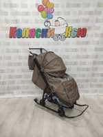 Санки-коляски Galaxy Snow kids 3-2С бронза