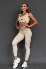 Женский Топ Gantelka Double Bouble бежевый