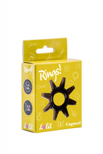 Эрекционное кольцо Rings Cogweel black (Цвет: черный)