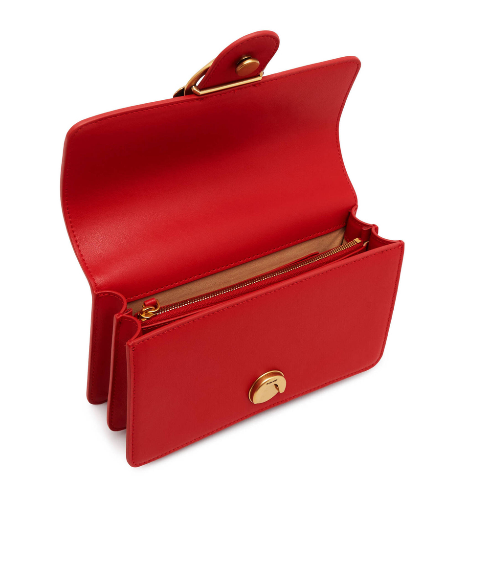 Skórzana наплечная сумка LOVE ONE MINI CL PLTT Pinko - красный(100059 A0F1)