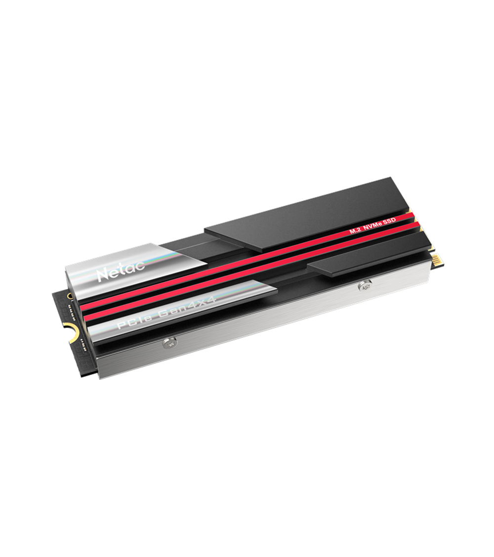 Ssd накопитель Netac SSD NV7000 1TB PCIe 4 x4 M.2 2280 NVMe 3D NAND, R/W up to 7200/5500MB/s, IOPS(R4K) 460K/920K, TBW 640TB, with heat sink, 5y wty