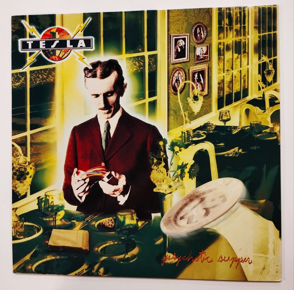 Винтажная виниловая пластинка LP Tesla Psychotic Supper (Germany 1991)