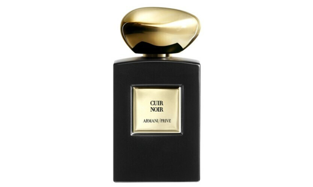 Armani Prive cuir noir