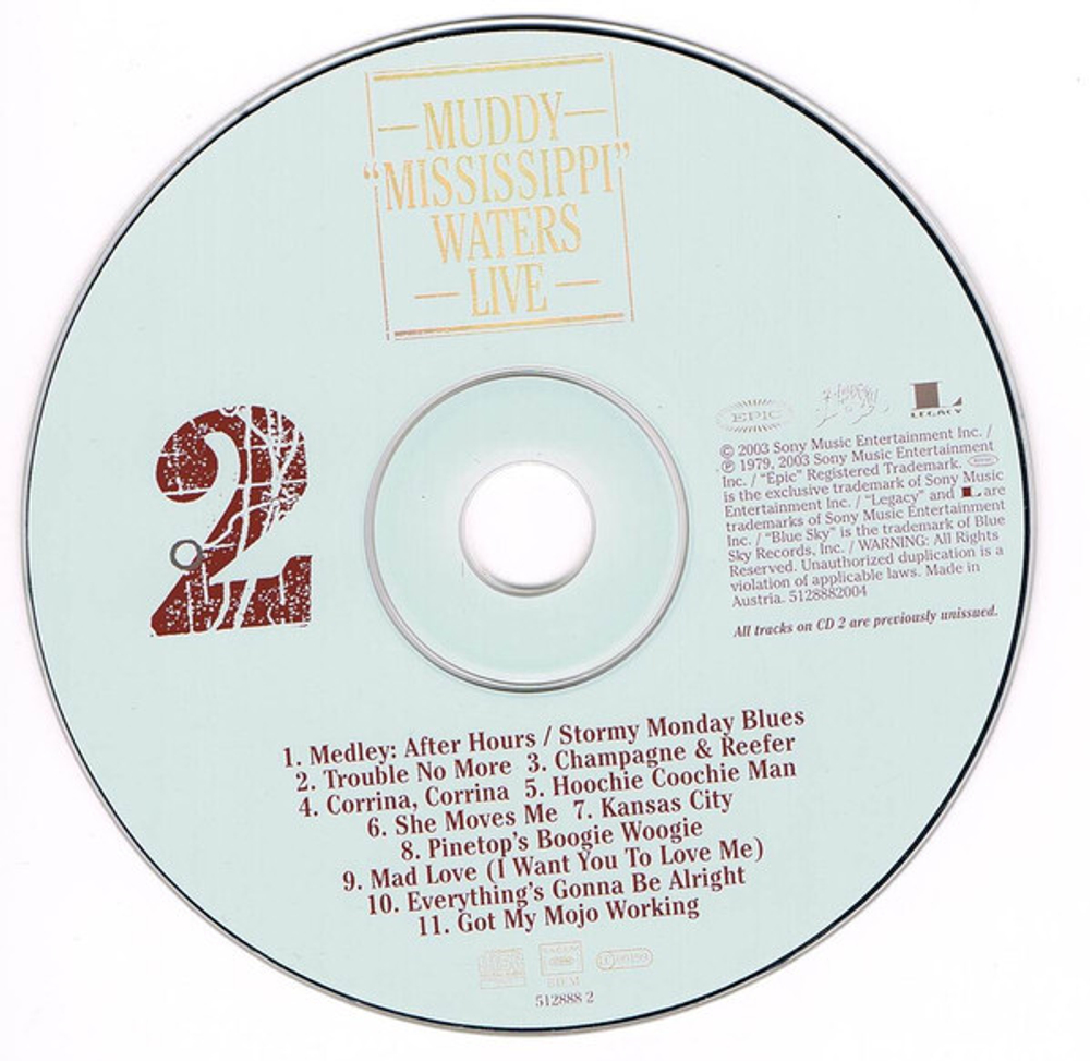 Muddy Waters / Live (Legacy Edition)(2CD)