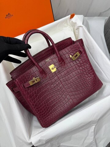 Сумка Hermes из кожи крокодила