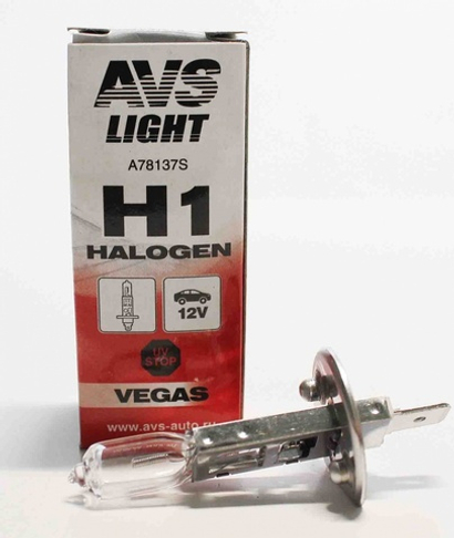 Автолампа 12V H1 55W AVS