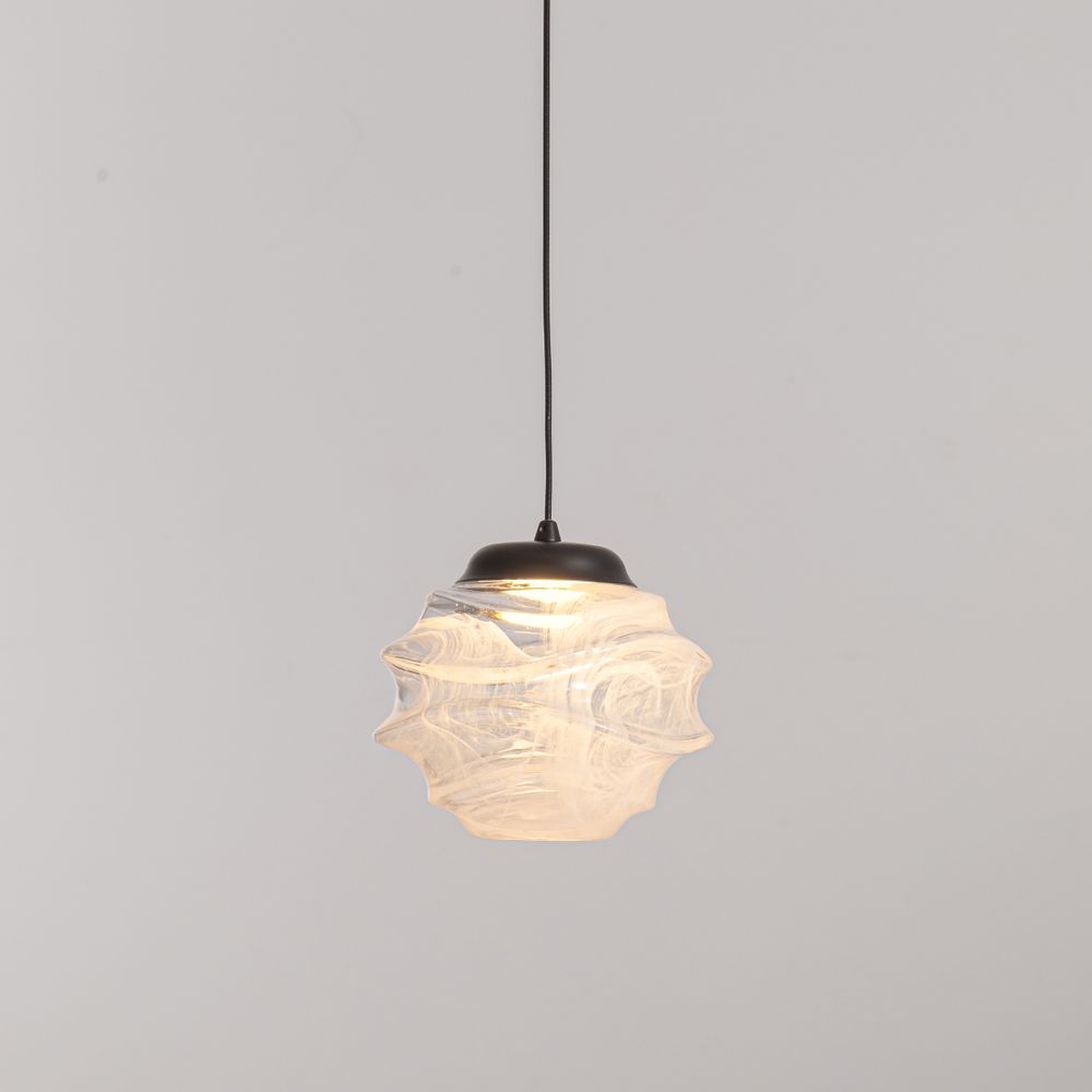 Подвесной светильник MD25030003-1A matt black/clear