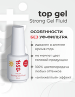 Strong Gel NON WIPE NO UV - топ БЕЗ ЛИПКОГО СЛОЯ и БЕЗ УФ-фильтра (20 МЛ)