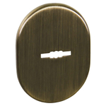 Накладка на сувальдный замок ESC.S.SF/OV.475 (ESC 475) AB зелёная бронза