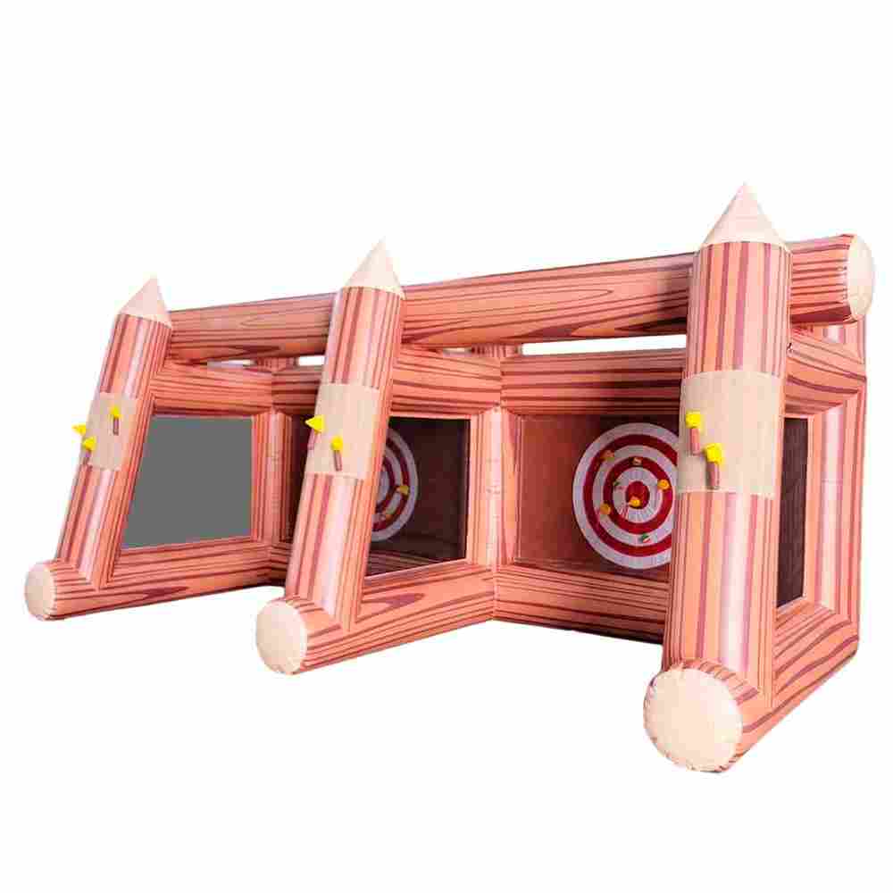 Надувной дартс «В щепки!» на подкачке, диаметр 1 м, размер 5×3,5×2,5 м