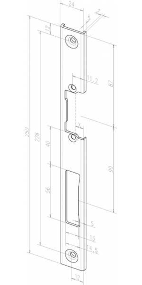U-образная планка 391