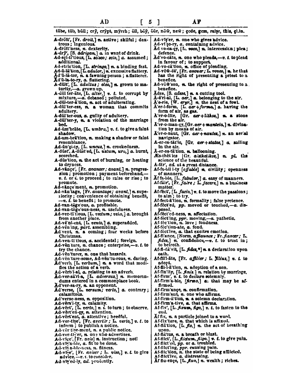 Webster's etymological dictionary | A. Macpherson