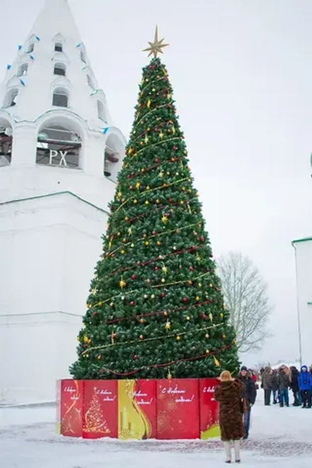 Уличная сосна Уральская зеленая 7 м., каркасная, Леска, Green Trees (GT7URLES)