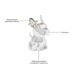 Подставка для колец zoola бульдог хром