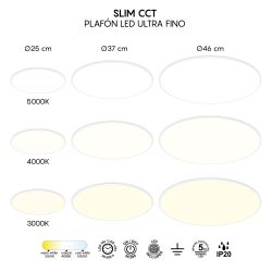 8691 Потолочный светильник SLIM CCT