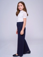 Блузка школьная для девочки с коротким рукавом