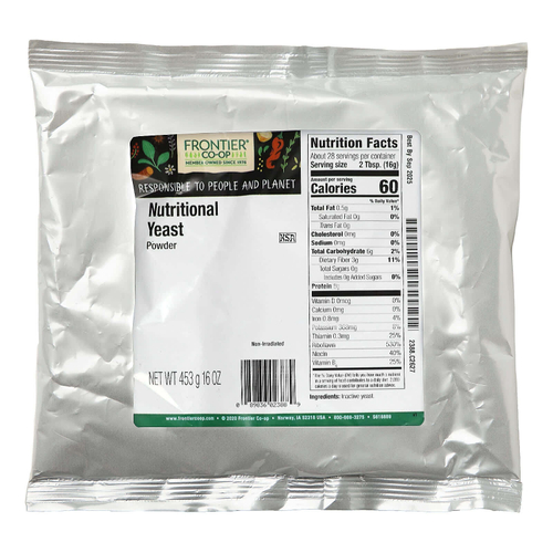 Frontier Co-op, Порошкообразные пищевые дрожжи, 16 унций (453 г)