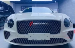 Хромированные решетки переднего бампера для Bentley Continental GT GTC 2019-2022 Бентли Континенталь
