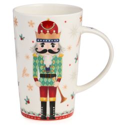 НАБОР ПОДАРОЧНЫЙ LEFARD "ЩЕЛКУНЧИК" (КРУЖКА 385 МЛ В КОМПЛЕКТЕ С ЁЛОЧНОЙ ИГРУШКОЙ)