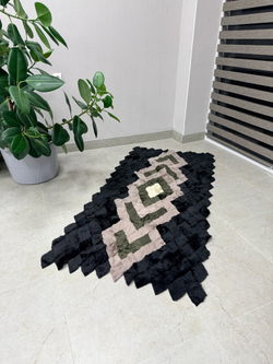 Покрывало меховое ковер из шкуры овчины