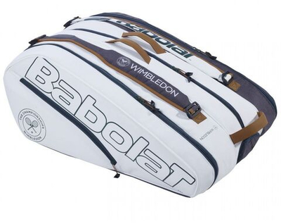 Сумка теннисная Babolat RH12 Pure Wimbledon - white/grey